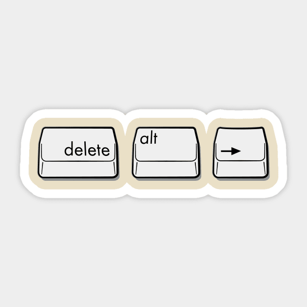 Delete Alt Right Sticker by DavidCentioli